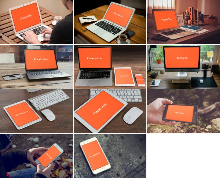 PowerPoint Device Mockup Templates