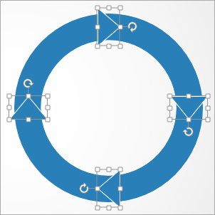 powerpoint circular arrow template